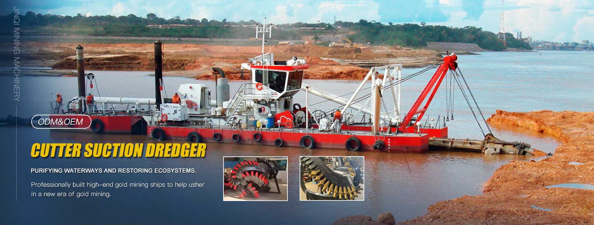 Saina Cutter Suction Dredger Supplier